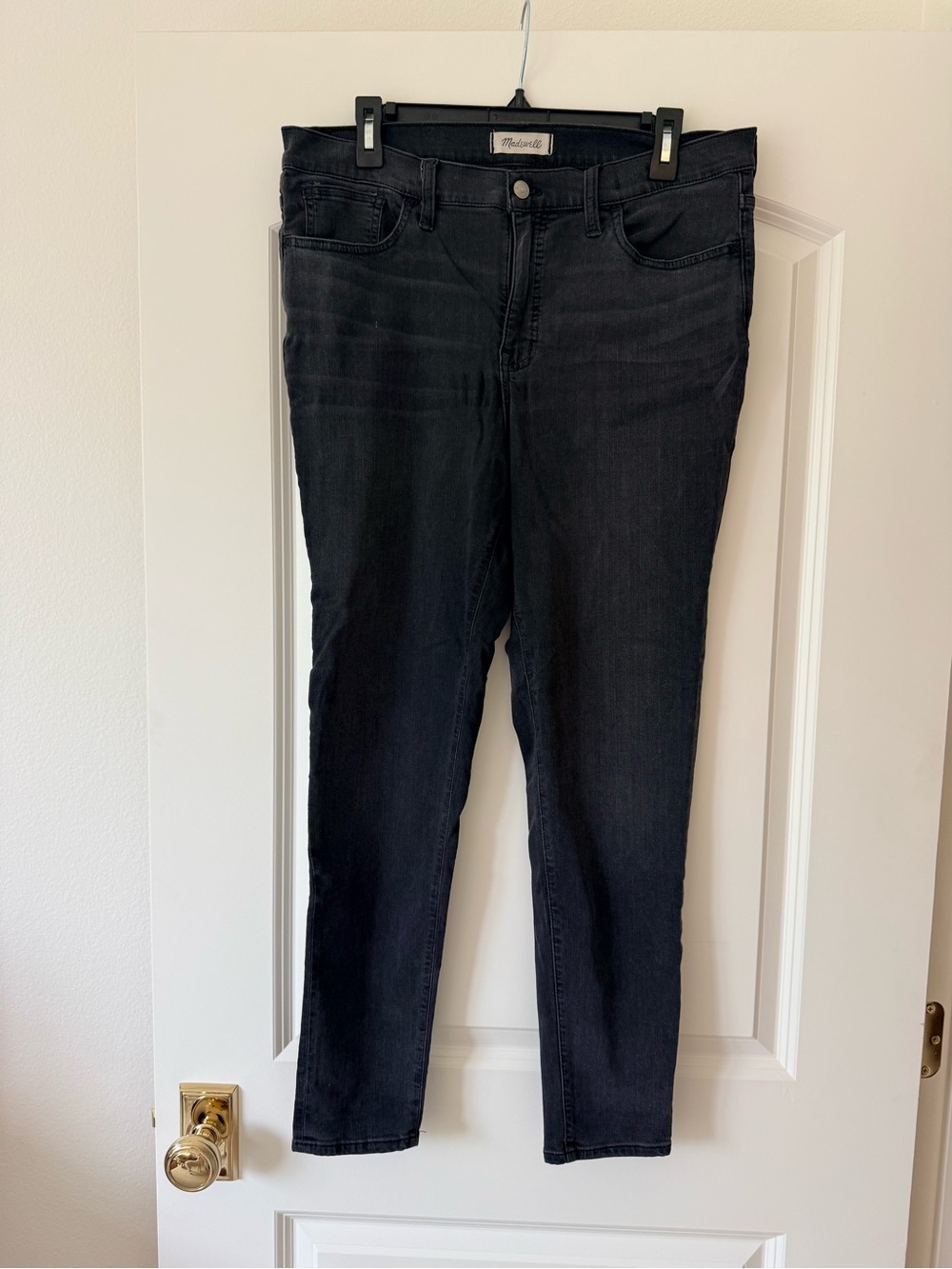Madewell Roadtripper Black Women's Slim Jeans